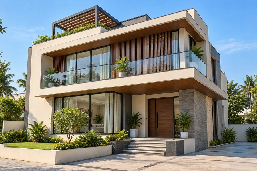Trilok Constructions completed villa in Bengaluru